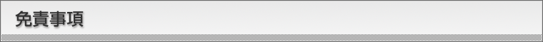 免責事項
